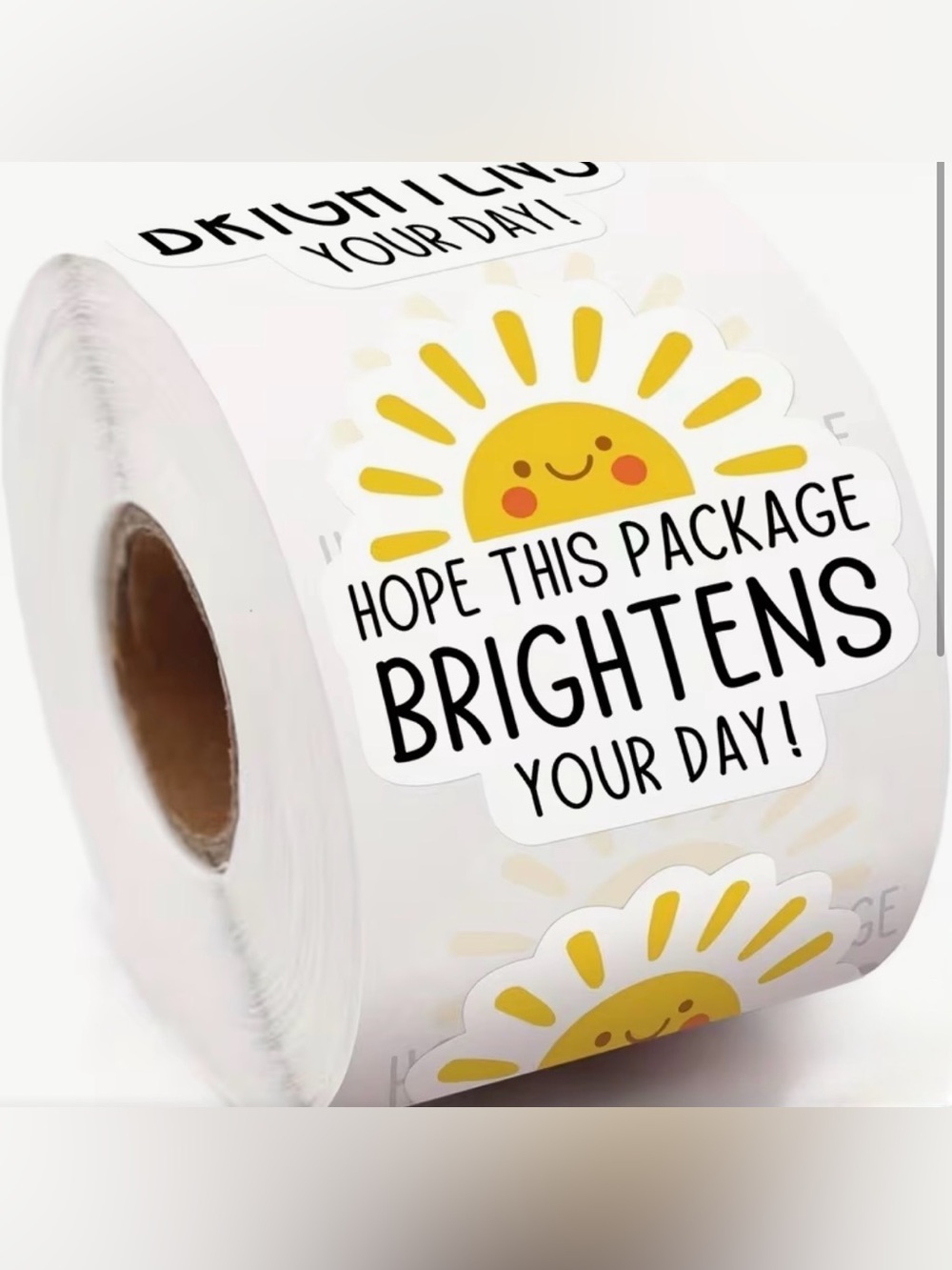Hope This Package Brightens Your Day Stickers- 100 pieces